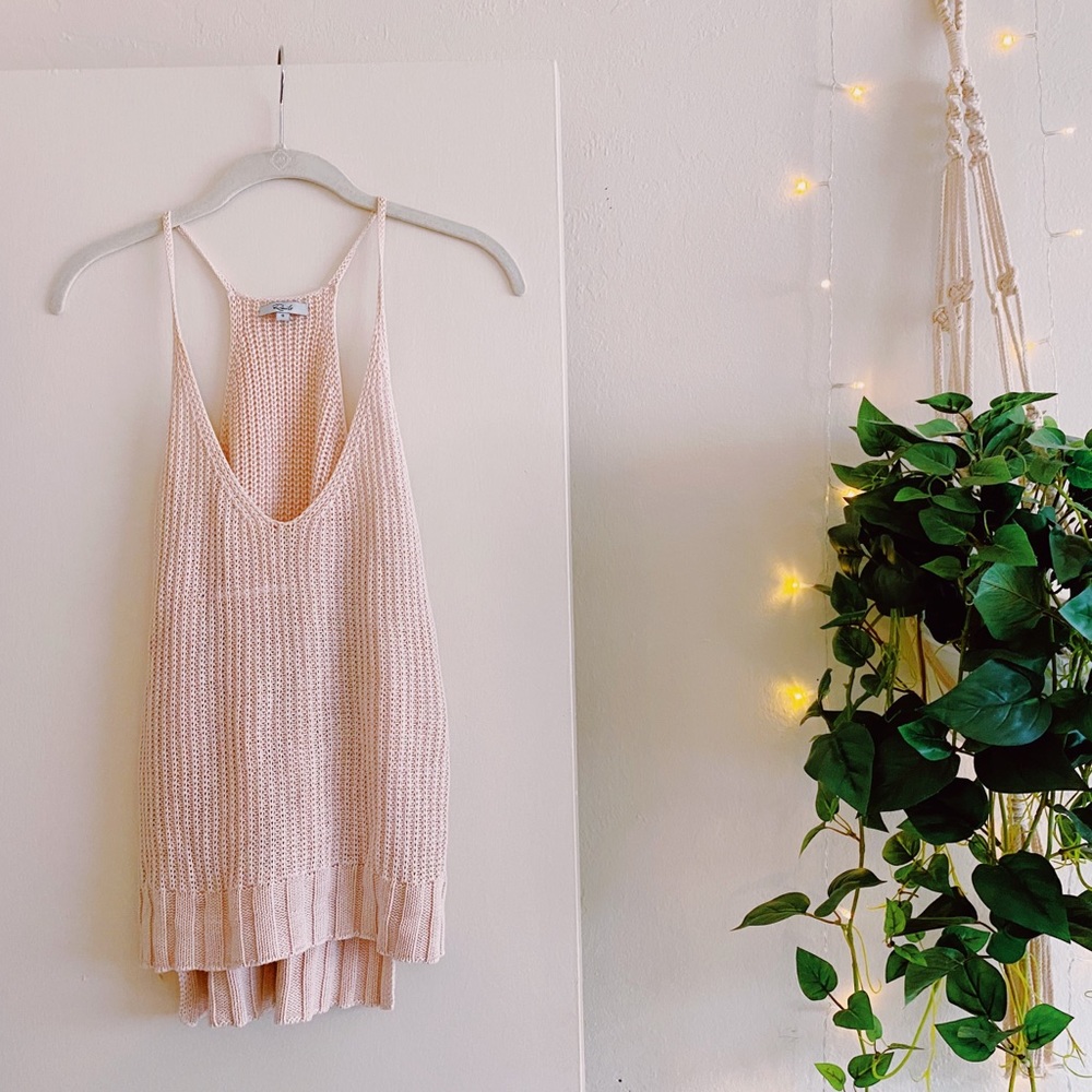 Rails Ava Sweater tank blush size small